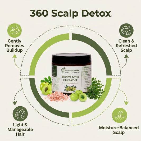 Brahmi Amla Hair Scrub